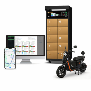 Estación <span class=keywords><strong>de</strong></span> Intercambio <span class=keywords><strong>de</strong></span> Baterías para Baterías <span class=keywords><strong>de</strong></span> Litio, Gabinete <span class=keywords><strong>de</strong></span> Intercambio <span class=keywords><strong>de</strong></span> 10 Compartimentos, Suplemento <span class=keywords><strong>de</strong></span> Energía <span class=keywords><strong>de</strong></span> Cobertura Total para Vehículos Eléctricos - Product Image 6