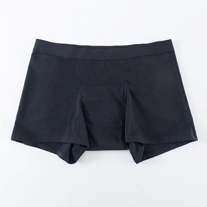Custom Logo <strong>Women's</strong> Bamboo Viscose <strong>Boxer</strong> Period Panties Overnight High Absorbancy Multi Colors Customized Period Shorts <strong>Boxers</strong> - Product Image 5