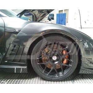 Juego de Guardabarros Anchos Drifton 2013 Estilo VaRS, Parcialmente de Fibra de Carbono 3K/6K/12K, Acabado Brillante/Mate, para R35 GTR 2008-2011 - Product Image 2