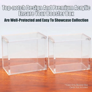 แผ่นอะคริลิกใสหนา 8 มม. + 4 มม. พร้อมตัวล็อคแม่เหล็ก 5 มม. ใช้งานง่าย ใส่การ์ดได้สะดวก ใช้กับกล่องบูสเตอร์ PKMN ได้ - Product Image 4