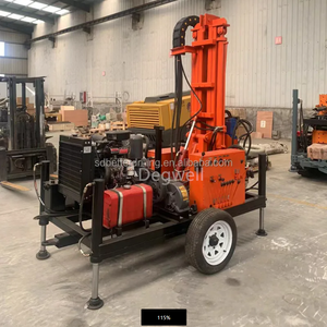 Plataforma de Perforación de Pozos de Agua BDM-320JG de Dos Ruedas, Remolcable, de 200 m, Eléctrica-Diésel - Product Image 2