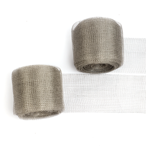 Hữu cơ hiện tại 100m đồ chơi khóc/giàn giáo EMI EMC <span class=keywords><strong>RF</strong></span> che chắn monel nhôm TCS dệt kim dây lưới miếng đệm bảo vệ cáp - Product Image 1