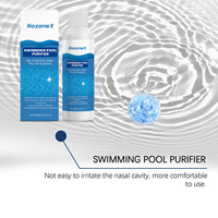 Solution Liquide Clarifiante pour Piscine HozoneX 100ml – Détergent à Dissolution Rapide Élimine les Odeurs et la Saleté – Nettoie l'Eau de la Piscine