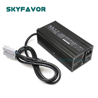 Chargeur de batterie au lithium haute sécurité 48 volts 48V 5A automatique 12S pour batterie au lithium-ion 15ah 20ah