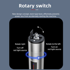 Localisateur de défauts optiques <span class=keywords><strong>APT</strong></span> B5 VFL 20KM-50KM Fibre optique Laser Alliage d'aluminium Noir 650nm Corps de stylo FTTH 20-50MW Garantie 1 an - Product Image 4