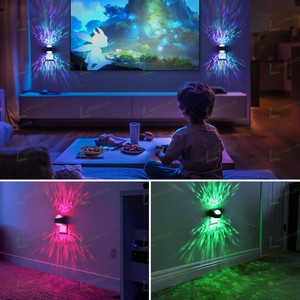 Lohas RGB up & xuống ánh sáng ánh sáng ban đêm chiếu ánh sáng RGB thay đổi màu sắc Sao chiếu ánh sáng ban đêm cho phòng khách phòng ngủ - Product Image 4