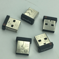 50 Buah Penerima Unifying 3mm Asli untuk Mouse dan Keyboard Nirkabel, Menghubungkan hingga Enam Perangkat