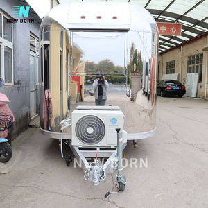 NOUVEAU BORN Taco Food Trailer Hot Dog Truck Catering Trailer Cuisine mobile Four à pizza au feu <span class=keywords><strong>de</strong></span> bois Food Truck à vendre - Product Image 5