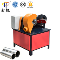 Machine de polissage de tubes ronds de petite taille en acier inoxydable pour l'élimination de la rouille, moteur 3kW, prix abordable, haute rigidité, haute sécurité