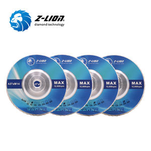 Z-LION 4 "アルミベースダイヤモンドフラップホイールダイヤモンドフラップサンディングディスク - Product Image 4
