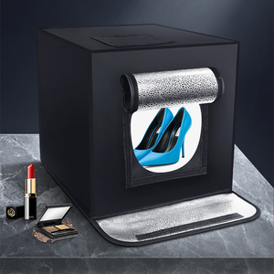 Mini Studio Box portatile da 40CM <span class=keywords><strong>fotografia</strong></span> cinque fondali servizio fotografico Kit da Studio scatola luminosa a LED - Product Image 4