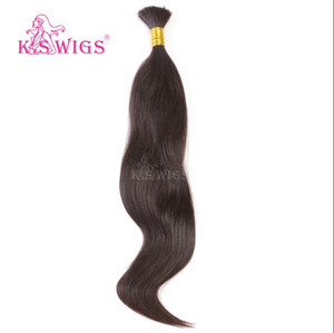 K.S WIGS Cheveux Humains Bruts en Gros, Matière Non Traitée Remy, Teintable et Capable de Subir des Traitements, Idéale pour Perruques, Convient à Toutes les Tonalités de Peau, Naturel - Product Image 2