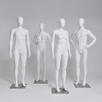 Fitness-Studio Schaufensterpuppe aus ABS mit Muskulöser Oberfläche, Bemalte Oberfläche, Männliche und Weibliche Sportliche Ausführung, Umweltfreundliche Recycling-Kunststoff-Option