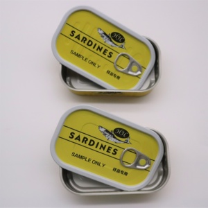 <span class=keywords><strong>Lata</strong></span> de Pintura Cuadrada Personalizada de Hojalata <span class=keywords><strong>para</strong></span> <span class=keywords><strong>Sardinas</strong></span> y Atún - Product Image 3