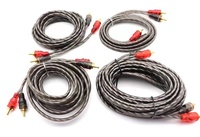 Cable personalizado de cobre puro 2 RCA macho a macho Cable de Audio AV cable de audio amplificador de potencia bajo para TV VCR video cable de audio