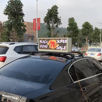 Programlanabilir dayanıklı Led araba çatı işareti çift taraflı reklam P4 su geçirmez ekran açık taksi üst Led ekran