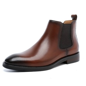 Zapatos de Vestir de Lujo para Hombre, Negros, de Cuero Genuino, para Oficina, con Suela de Goma Sólida, Formales, Sin Cordones, para Todas las Temporadas - Product Image 5