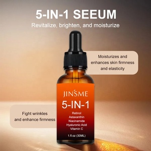 Suero Revitalizante Antienvejecimiento 5 en 1 Personalizado, Niacinamida, Astaxantina, 30 ml, Vitamina C, Ácido Hialurónico, Blanqueador Facial, Hidratante - Product Image 5