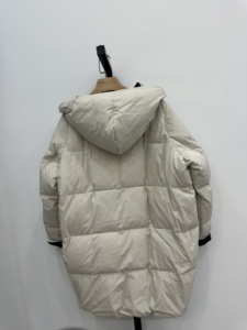 Veste d'hiver légère en duvet pour <span class=keywords><strong>femme</strong></span>, <span class=keywords><strong>parka</strong></span> longue <span class=keywords><strong>imperméable</strong></span>, manteau chaud en duvet de canard de qualité supérieure <span class=keywords><strong>avec</strong></span> <span class=keywords><strong>capuche</strong></span> - Product Image 6