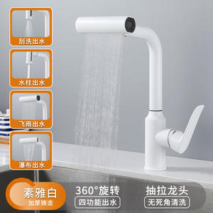 Grifo de Cocina de Acero Inoxidable Extraíble de 60 cm con Rotación de 360 Grados, Monomando, Montaje en Encimera, Agua Fría y Caliente - Product Image 5