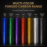 Film de protection automobile autocollant en vinyle fibre de carbone forgée 3D, plusieurs couleurs