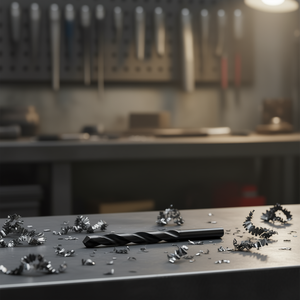 Foret hélicoïdal HSS 9,7 mm, longueur 133 mm, série courte, revêtement noir, pour perçage du métal - Product Image 3