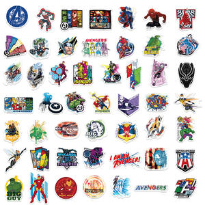 Autocollant de dessin animé Marvel Cool Iron Bat <span class=keywords><strong>Spider</strong></span> <span class=keywords><strong>Man</strong></span> Waterproof Durable Cartoon <span class=keywords><strong>Sticker</strong></span> Phone Case Cup Bagages Decoration - Product Image 4