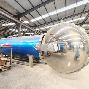 Autoclave Industriale per la Sterilizzazione di Sgusciati di Sgombro in Scatola, Macchina per la Sterilizzazione di Lattine, Attrezzatura per la Sterilizzazione a Caldo Retort - Product Image 1