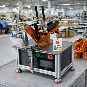 Machine automatique d'étiquetage à épingles Booster, écologique, couleur argent, en acier inoxydable et ABS, modèle Bos-168, pour étiquettes de vêtements et jouets - Product Image 1