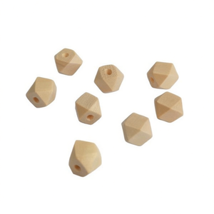 Perline ottagonali in legno Ilan da 12 mm per progetti artigianali - Product Image 2