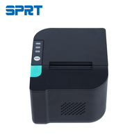Imprimante thermique portable USB 80 mm SP-R301 pour cuisine, papier thermique noir et blanc en stock