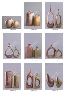 Flower <b>Vase</b> Urn Metal Flower <b>Vase</b> Gold Tube Flower <b>Vase</b> <b>Tall</b> Home <b>Decor</b> Simple Gold Metal Hanging Geometric Metal Wall - Product Image 6