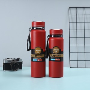 Botella de agua deportiva de acero inoxidable 316 de gran capacidad, taza aislada portátil, separación de agua de té, diseño Simple para uso en exteriores - Product Image 6