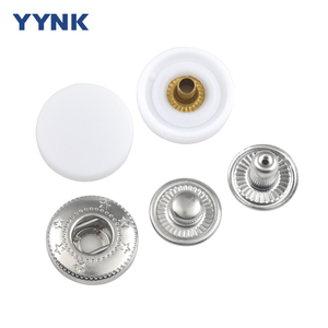 2025 Hot Bán 15Mm/17Mm Cao Su <span class=keywords><strong>Nylon</strong></span> Cap Nhấn Nút 4 Bộ Phận Kim Loại Snap Nút Fastener Cho May Mặc Áo Khoác Quần - Product Image 3