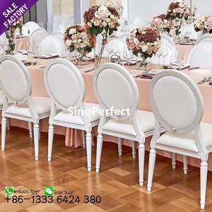 Precio barato personalizar nuevo deshierbe comedor Metal lujo blanco Tiffany <span class=keywords><strong>Charivari</strong></span> sillas Chiavari silla - Product Image 2