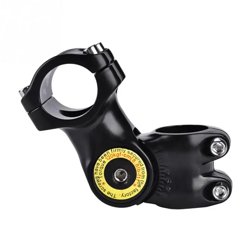 Aluminum Alloy 60 Degree Adjustable Mountain Road Bike Handlebar Stem Size 13x5x4cm Bicycle Fixed Stem Bicycle Handlebar Stem