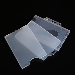 Porte-badge en PP rigide pour carte d'accès, carte de transport public, carte d'identité, badge de travail - Product Image 2