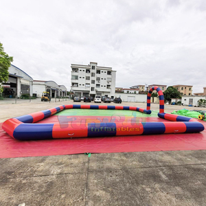 Lona de PVC de alta resistencia, de grado comercial, para circuito de carreras de coches de choque inflables tipo go-kart. - Product Image 6