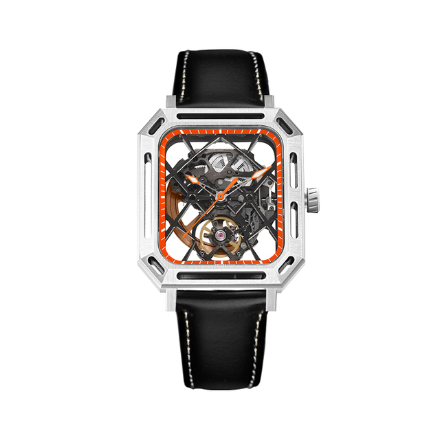 Wholesale Luxury Unique Skeleton Mechanical Watch for Men with Automatic Miyota Movement Private Label Custom Brand Logo