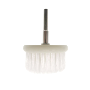 Brosses de nettoyage plates blanches de 60 mm, tige de 6 mm, tête de <span class=keywords><strong>brosse</strong></span> électrique douce pour le détail, pour l'élimination de la poussière, le bricolage, le nettoyage artisanal - Product Image 5