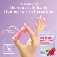 Créatine en gummies, marque privée OEM, gummies pour la croissance musculaire, pour l'avant-entraînement, pour adultes
