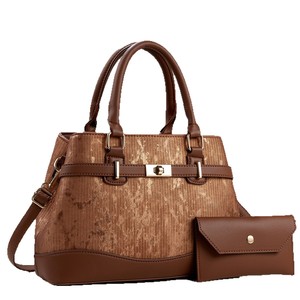 Bolso de Hombro y Bandolera de Alta Gama para Mujer, Cuadrado, con Cierre, Costuras en Contraste, Gran Capacidad, Nuevo Modelo 2026 para Comercio Exterior Transfronterizo - Product Image 5