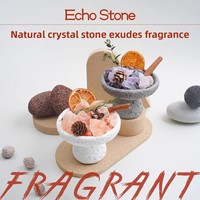 Vela aromática de yeso sin llama, de cristal, con aceite esencial, para aromaterapia en el hogar, éxito de ventas en China, famosa en internet.