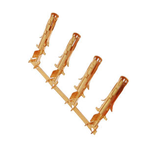 Bornes électriques de soutiens-gorge en cuivre personnalisés ROHS emboutissant des bornes de haute qualité de connecteurs à sertir - Product Image 5