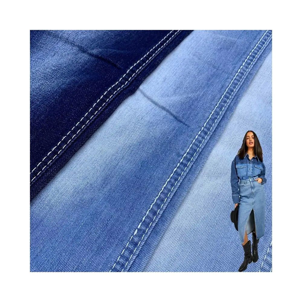 OEM ODM Ronghong Jeans Denim Stretch Fabric 8OZ 1% Spandex 5% Polyester 94% Cotton Denim Fabric for Jeans