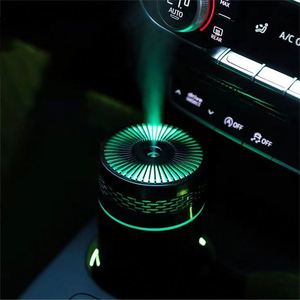 Compact Led Color Lights Small Portable Abs+Pp Mini <b>Humidifier</b> for Car Use - Product Image 5