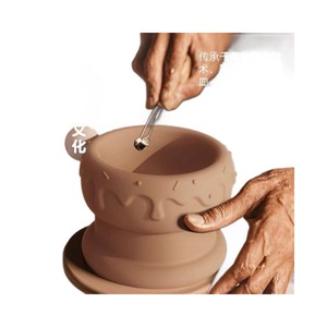 Bol à nourriture pour chat en céramique en forme de beignet Hua, surélevé, pour chats - Product Image 5