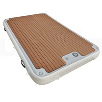 Piscine gonflable flottante pour la pêche, Logo personnalisé, piscine, île, vente en gros,