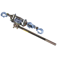 Tendeur de câble métallique multifonction manuel de haute qualité Double crochet cliquet d'électricien serrer les outils de levage tirer la pince de câble