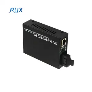 Gigabit 10/100/1000M Ethernet Duplex SC/UPC Fiber Port Optical Fiber Media Converter